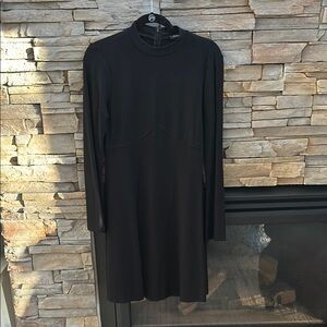 Elegant Black Long Sleeve Dress Sz 6